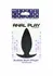 TOYJOY Bubble Butt Player Advanced silikonski analni čep, crni, veličina L