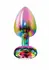 TOYJOY Twilight Booty Jewel Small Rainbow aluminijumski analni čep