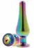 TOYJOY Twilight Bum Bijou Large aluminijumski analni čep sa duginim kristalom