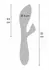 TOYJOY Grove Parade silikonski vibrator sa USB punjenjem i 7 modova roze