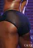 CalExotics Radiance Classic Briefs crne mrežaste gaćice sa svetlucavim cirkonima