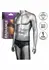 CalExotics Radiance Classic Briefs crne mrežaste gaćice sa svetlucavim cirkonima