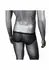 CalExotics Radiance Classic Briefs crne mrežaste gaćice sa svetlucavim cirkonima