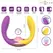 INTENSE Willow 3-in-1 Suction & Vibration Stimulator, U-Shape, Waterproof
