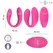 INTENSE NORA Vibrating U-Shaped Clamp Stimulator Pink, 10 Modes, Waterproof