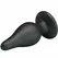 PRETTY LOVE Ergonomic Silicone Plug 15.4 cm Black with Suction Base