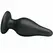 PRETTY LOVE Ergonomic Silicone Plug 15.4 cm Black with Suction Base