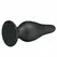 PRETTY LOVE Ergonomic Silicone Plug 15.4 cm Black with Suction Base