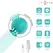 INTENSE Hamby Multifunction Suction & Vibration Stimulator Turquoise