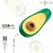 INTENSE WAKI Avocado Suction System, Waterproof, Rechargeable, Green