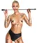 Bad Kitty Crop Set, 4 u 1 drška od fiberglasa i nastavci, crni