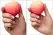 ROMP Pink Peach kompaktni stimulator na bazi vazdušnih talasa, vodootporan, napravljen od silikona