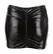 Cottelli Collection crna mini suknja wetlook XL sa karnerima pozadi