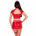 Leg Avenue Red Alert Nurse Kostim Crveni Sjajni Party Autfit S