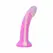 Easytoys dildo Candy Swirl Pink od svetlećeg silikona, 18 cm