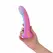 Easytoys dildo Candy Swirl Pink od svetlećeg silikona, 18 cm