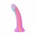 Easytoys dildo Candy Swirl Pink od svetlećeg silikona, 18 cm