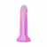 Easytoys dildo Candy Swirl Pink od svetlećeg silikona, 18 cm