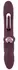 Javida Strapless Strap-On Flic dupli vibrator sa sistemom tapkanja, ljubičasti