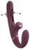 Javida Strapless Strap-On Flic dupli vibrator sa sistemom tapkanja, ljubičasti