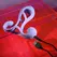Playboy Fantasy Cage nosivi vibrator u nežnoj boji lavande, dužine 13.6 cm, potpuno vodootporan