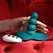 Playboy Have A Seat jahaći vibrator zeleni, daljinski upravljač, 45 modova, silikon