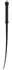 Bad Kitty Whip Silicone 60cm - Flexible Black Silicone Impact Tool