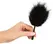 Magic Shiver ADV24 Feather Tickler Magic Shiver Black 11cm Vegan Soft Pompon