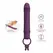 Pretty Love Cora kompaktni silikonski vibrator sa ergonomskim prstenom za držanje, roze