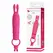 Pretty Love Delia silikonski zeka vibrator sa ergonomskim prstenom za držanje