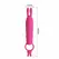 Pretty Love Delia silikonski zeka vibrator sa ergonomskim prstenom za držanje