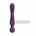 Pretty Love All Rounder Violet Dual-Action Silicone Massager 10 Modes