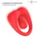 Intense Russell Vibrating Ring Red - 10 Modes, USB Rechargeable, Silicone