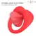 Intense Russell Vibrating Ring Red - 10 Modes, USB Rechargeable, Silicone