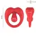 Intense Russell Vibrating Ring Red - 10 Modes, USB Rechargeable, Silicone
