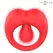 Intense Russell Vibrating Ring Red - 10 Modes, USB Rechargeable, Silicone