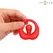 Intense Russell Vibrating Ring Red - 10 Modes, USB Rechargeable, Silicone