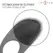 Intense Merlotte Vibrating Silicone Ring Black 10 Modes USB Rechargeable