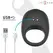 Intense Merlotte Vibrating Silicone Ring Black 10 Modes USB Rechargeable