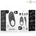 Intense Merlotte Vibrating Silicone Ring Black 10 Modes USB Rechargeable
