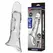 Pretty Love Transparent Extension Sleeve TPE 22cm Ergonomic Design