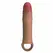 Pretty Love vibrirajući produžetak za penis od TPE materijala, 16 cm, ergonomski dizajn