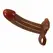 Pretty Love Bradden Vibrating Strap-On System, 18 cm, Black, 10 Modes