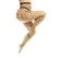 Mapele Fence Net najlon hulahopke Queen Size crne