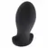 HIDDEN DESIRE Extreme Heavy Stretcher Plug Medium crni silikonski čep 5.5cm