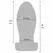 HIDDEN DESIRE Extreme Heavy Stretcher Plug Medium crni silikonski čep 5.5cm