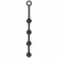 HIDDEN DESIRE Extreme Heavy Anal Balls Extra Large Silicone 49cm Black