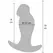 Hidden Desire Inferno 10 cm Anatomical Plug Liquid Silicone Black