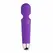 EasyToys Mini Wand ljubičasti vibrator, kompaktni punjivi masažer