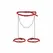 Obsessive Inferro Harness Bottom Red, seksi pojas sa podesivim trakama i metalnim detaljima